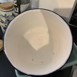 Vintage hard blue & white ceramic bowl - Anfora: art from Madagascar - TBEG!