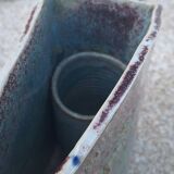 Glazed ceramic vase by Nadia and Alain Pinel