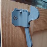 Grande Bibliothèque, Vitrine en bois massif, Design Fonctionnel 1950, 1960