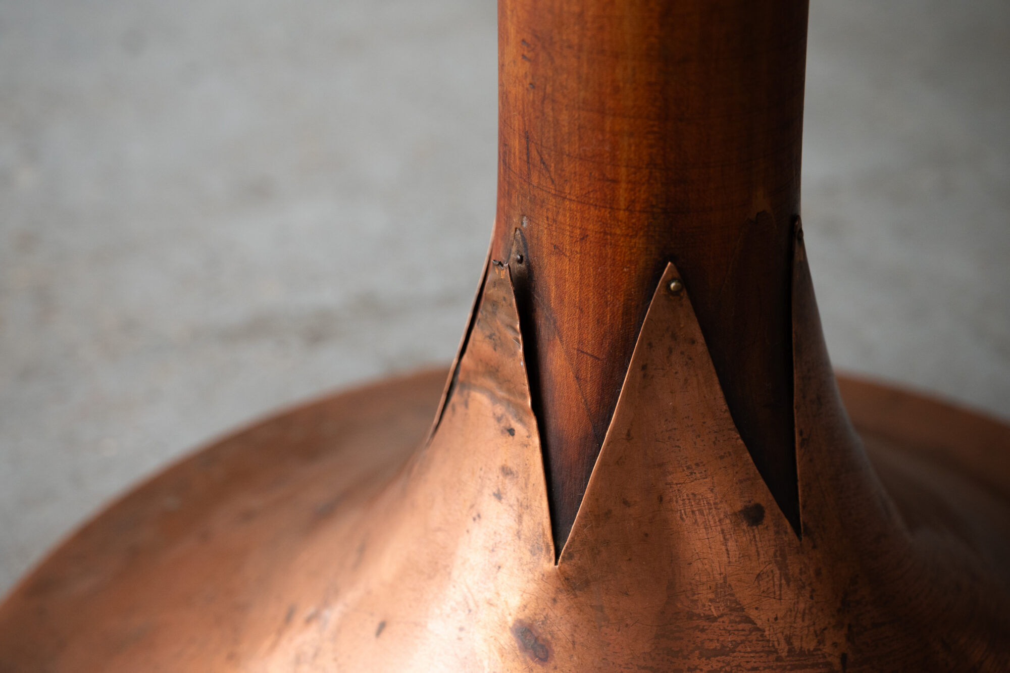 Table bistrot art déco, design français, années 1950