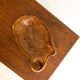 Vide poche, en bois massif et dense, artisanat suédois, années 30-50.