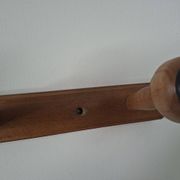 Porte manteau mural vintage en bois