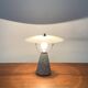 Vintage Postmodern Eno table lamp in glass and terrazzo from Ikea, 1990s.