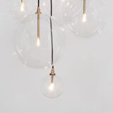 Pendant lamp schwung cluster 5 mix