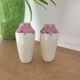 Two mini Limoges vases