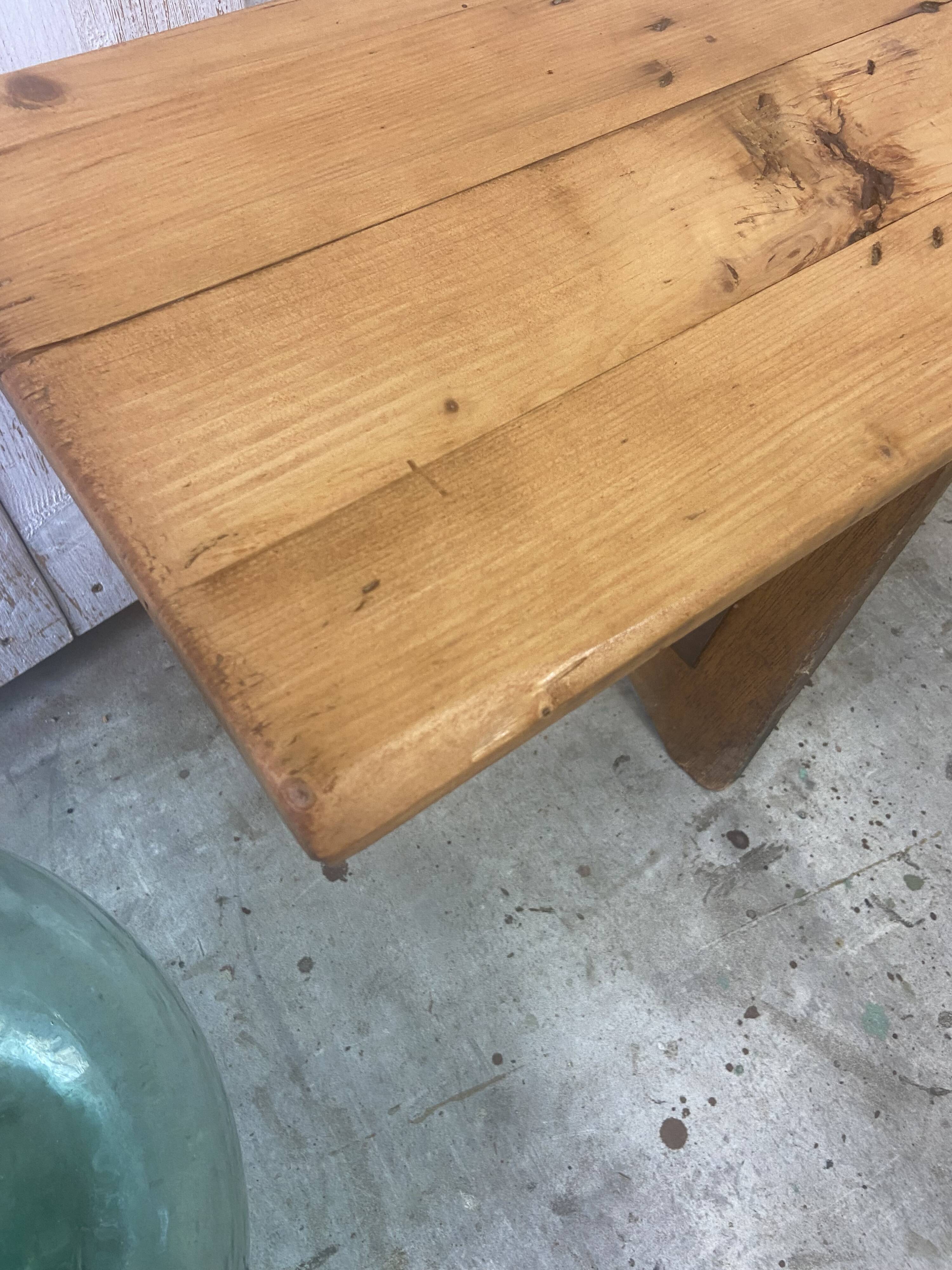 Large farmhouse bench