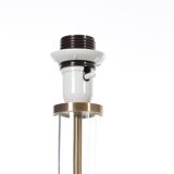 Pair of Scandinavian glass lamps