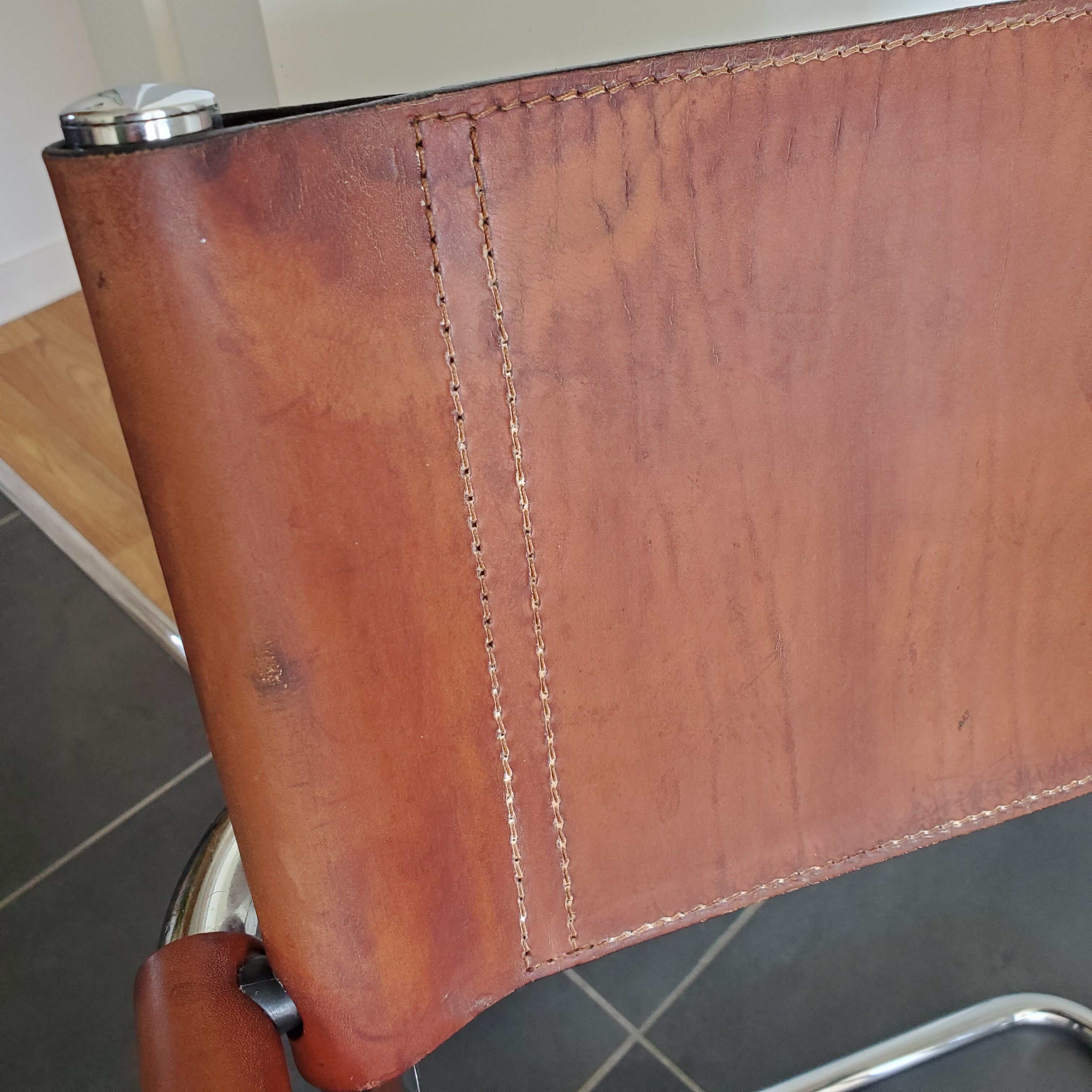 Leather armchair