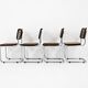 Ensemble de 4 chaises de salle à manger modèle B32 de Marcel Breuer