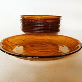 12 flat plates Arcoroc Sierra Ambre