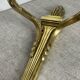 Two Empire style bronze wall candlesticks