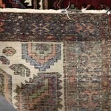 Vintage handwoven Zanjan Hamadan oriental rug, Middle East, 1960s.