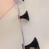 Moustache hook with three chrome heads / vintage 60s-70s