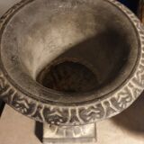 Pair of Medici cast iron vases