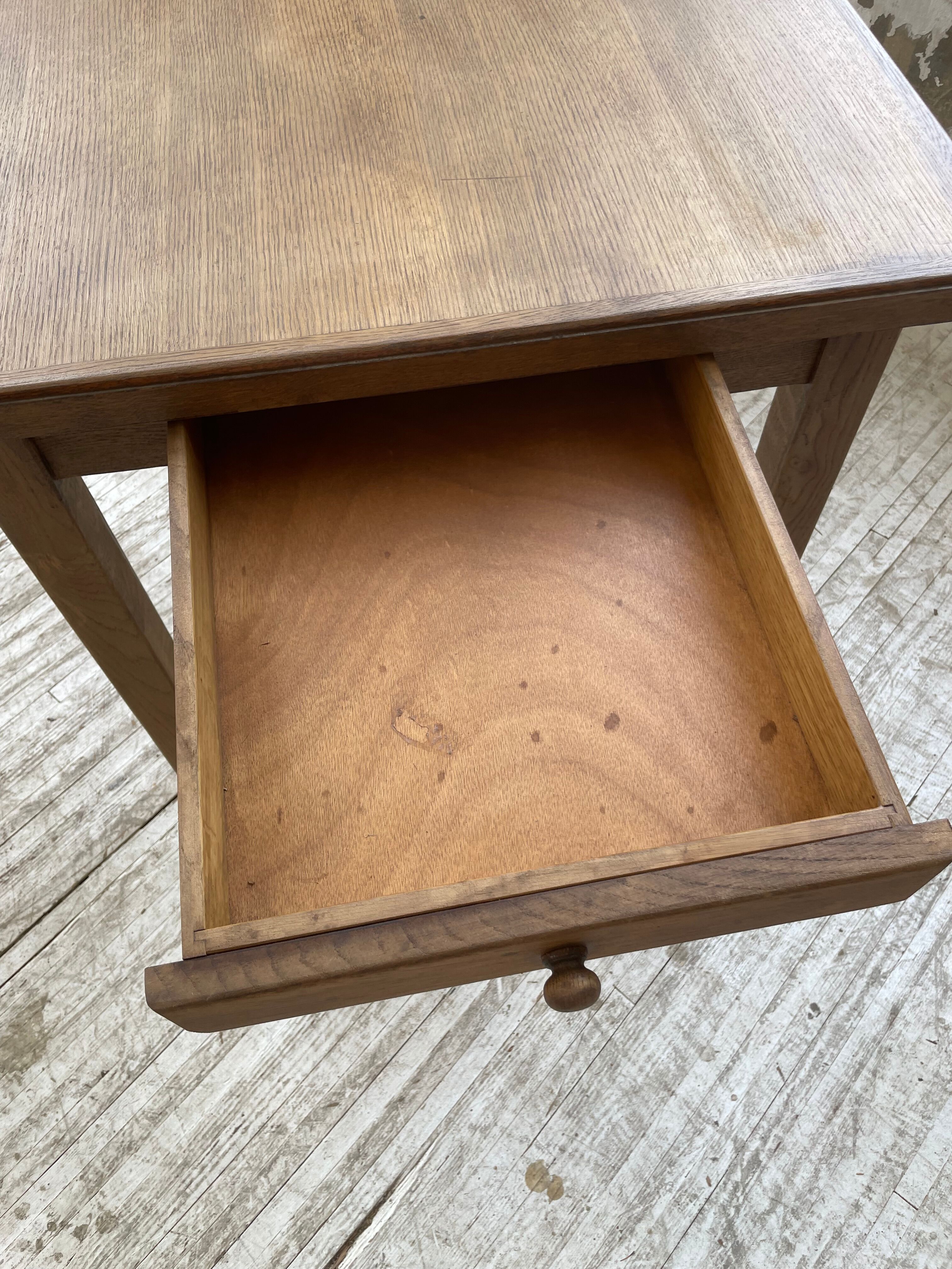 Oak farmhouse table