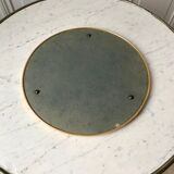 Golden mirror tray 50s