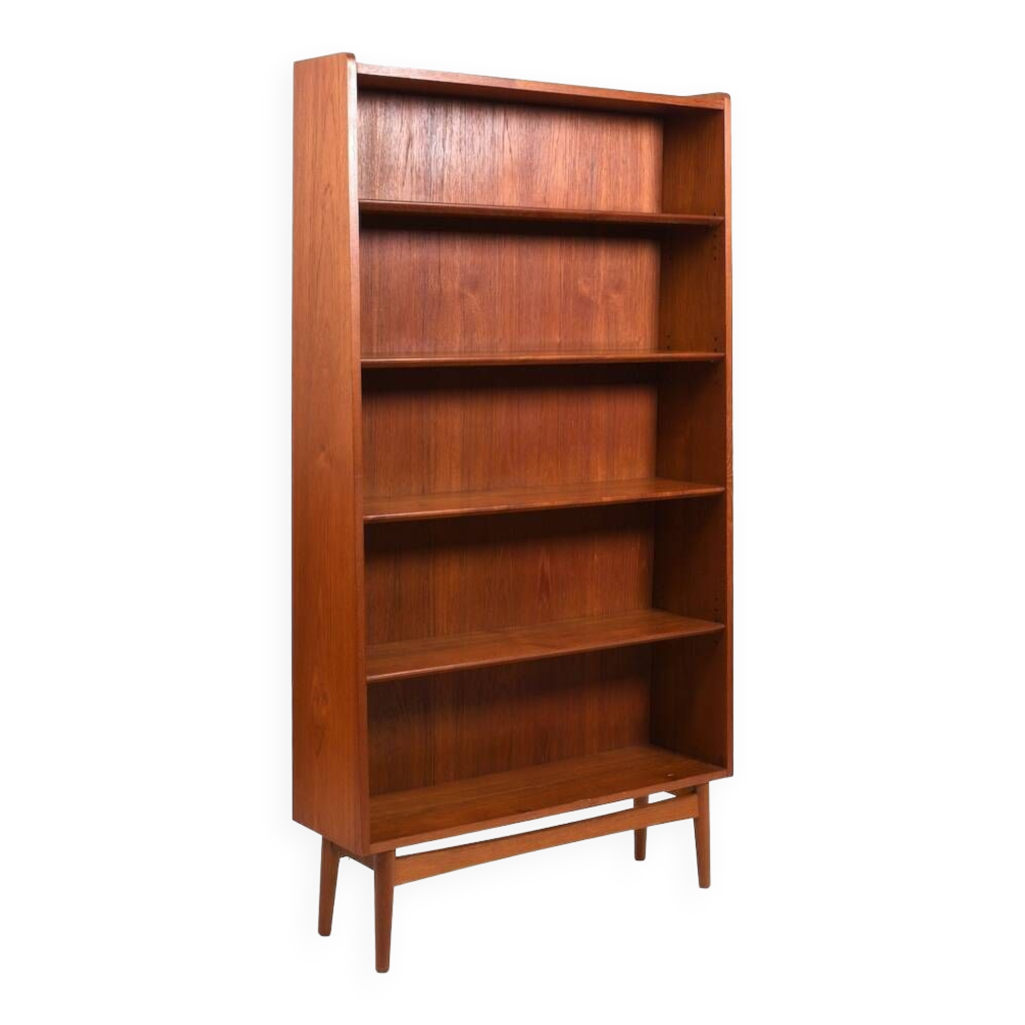 Conical Bookcase in Teak by Johannes Sorth for Nexø