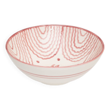 Large pink serving bowl