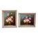 Pair of oils on canvas signed by Robert Cox, floral still lifes.