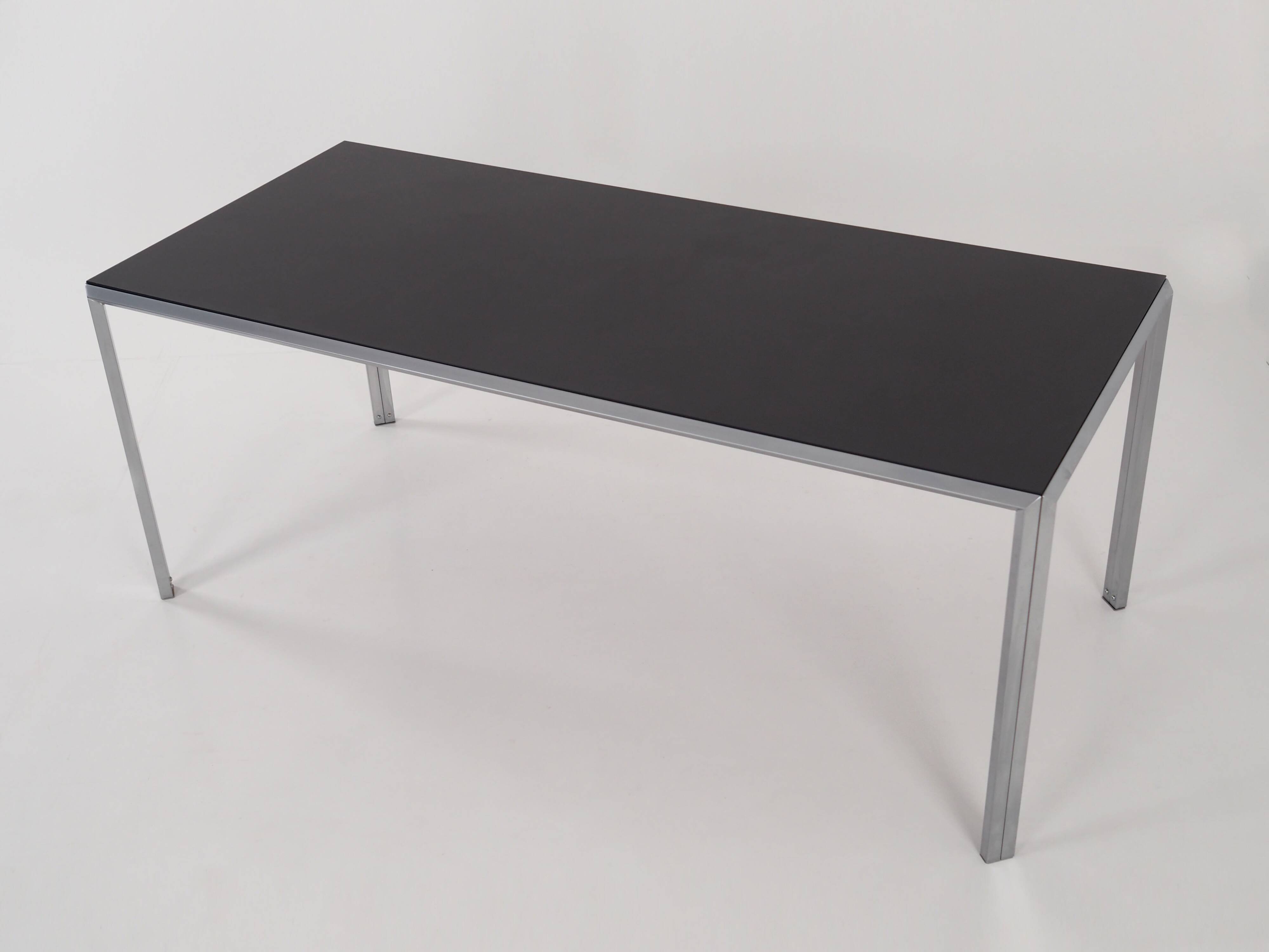 Aluminium desk, Scandinavian design, 1980s, manufacture: Montana Furniture