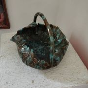 Coupe céramique art-nouveau Clement Massier