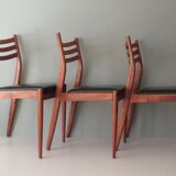 Set of 3 teak dining chairs, Danish design 1960-1970