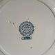 6 antique flat plates in ironstone