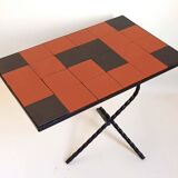 Side table or pedestal table Popular art 1960s