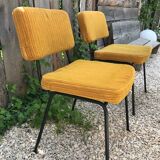 Set of 4 andré Simard chairs
