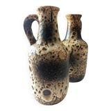 Set of 2 Bay Keramik fat lava vases