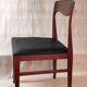 Chaise style scandinave en bois massif - années 70