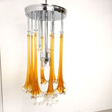Vintage Paolo Venini chandelier, 1970s