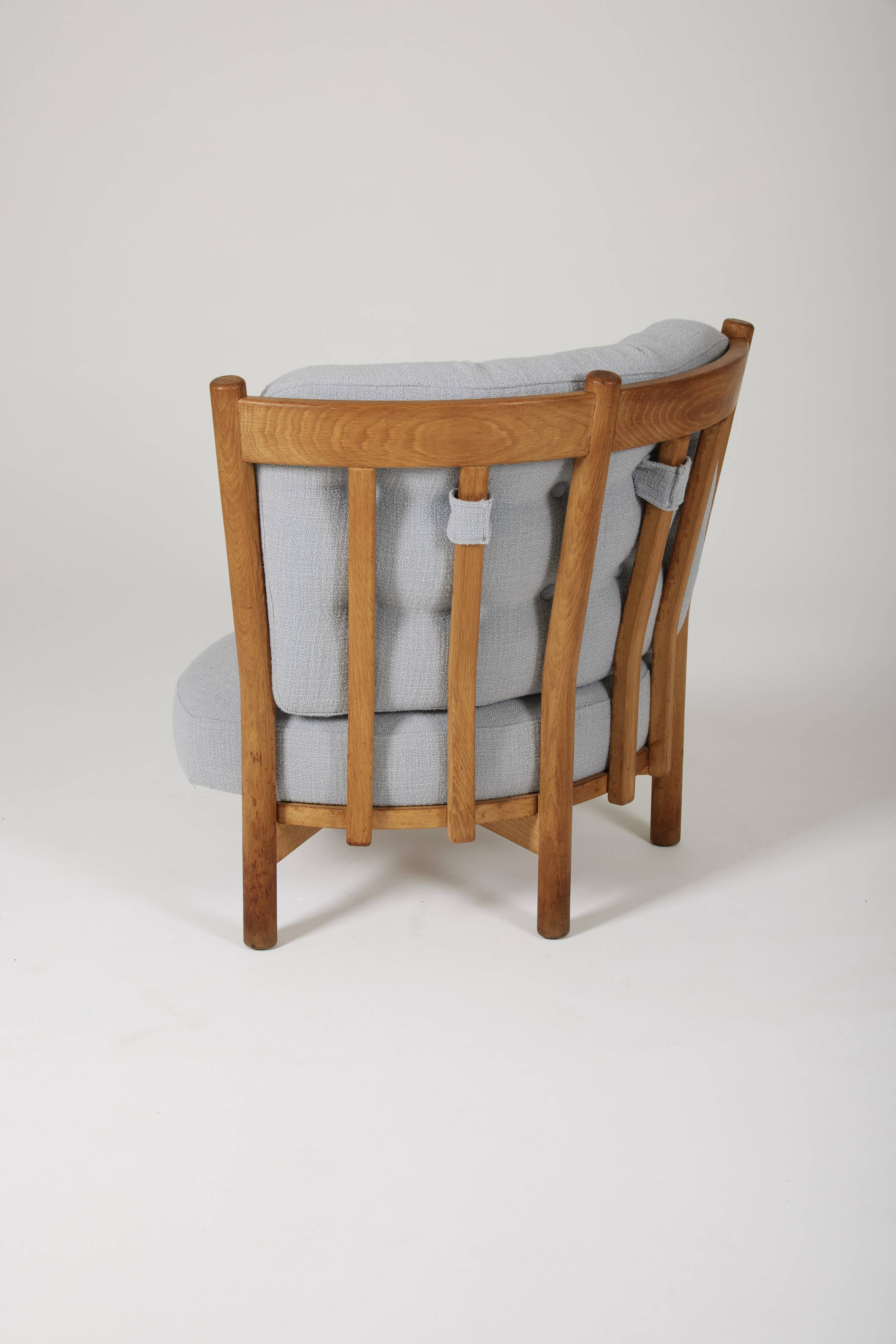 Guillerme & Chambron wooden armchair