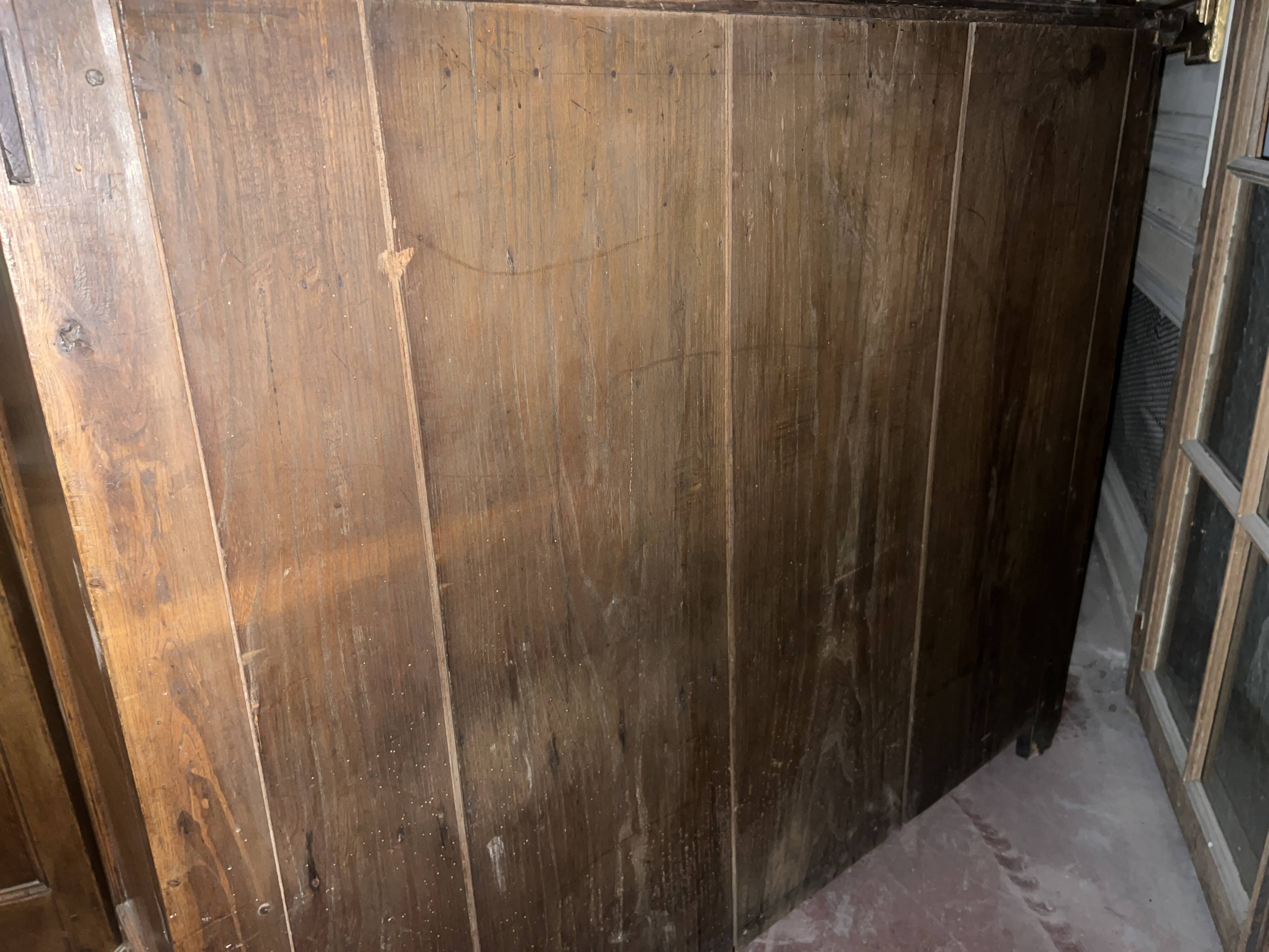Parisian buffet in solid ash from the 19th century