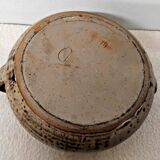 Vintage Signed Stoneware Soup Tureen with Handles