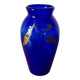 Small cobalt blue glass vase
