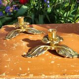 Golden candlesticks