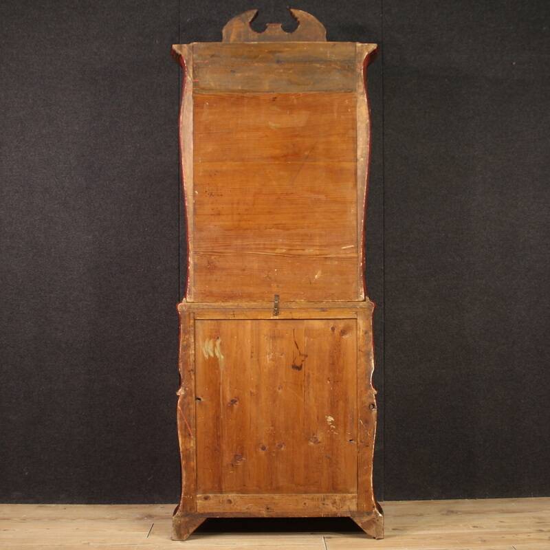 Venetian Lacquered And Gilded Chinoiserie Trumeau From 20th Century