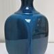 Lampe céramique bleue craquelée années 70