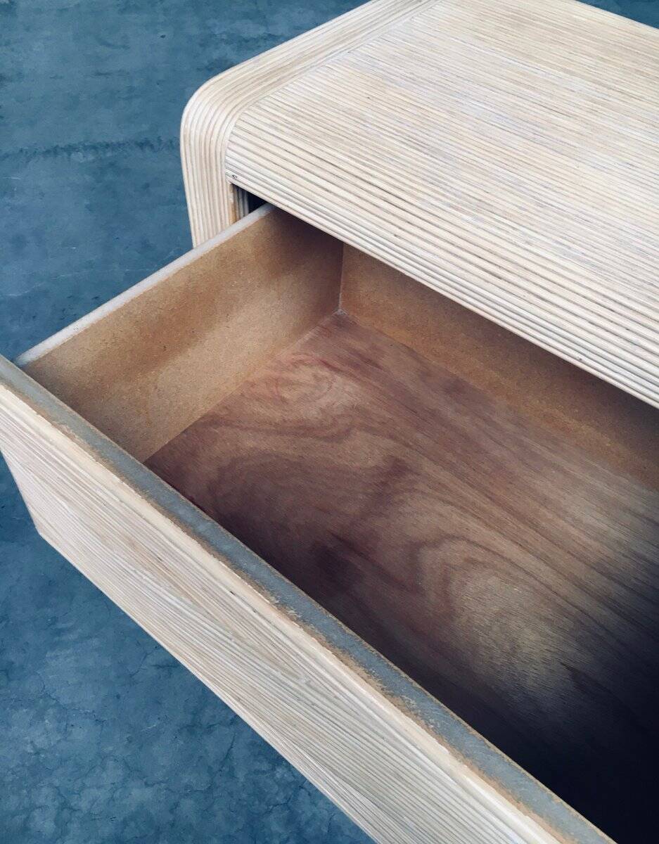 Vintage Rattan High Chest of Drawers, 1980s