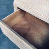 Vintage Rattan High Chest of Drawers, 1980s