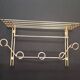 Coat vintage brass metal door