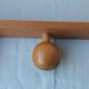 Wooden coat rack