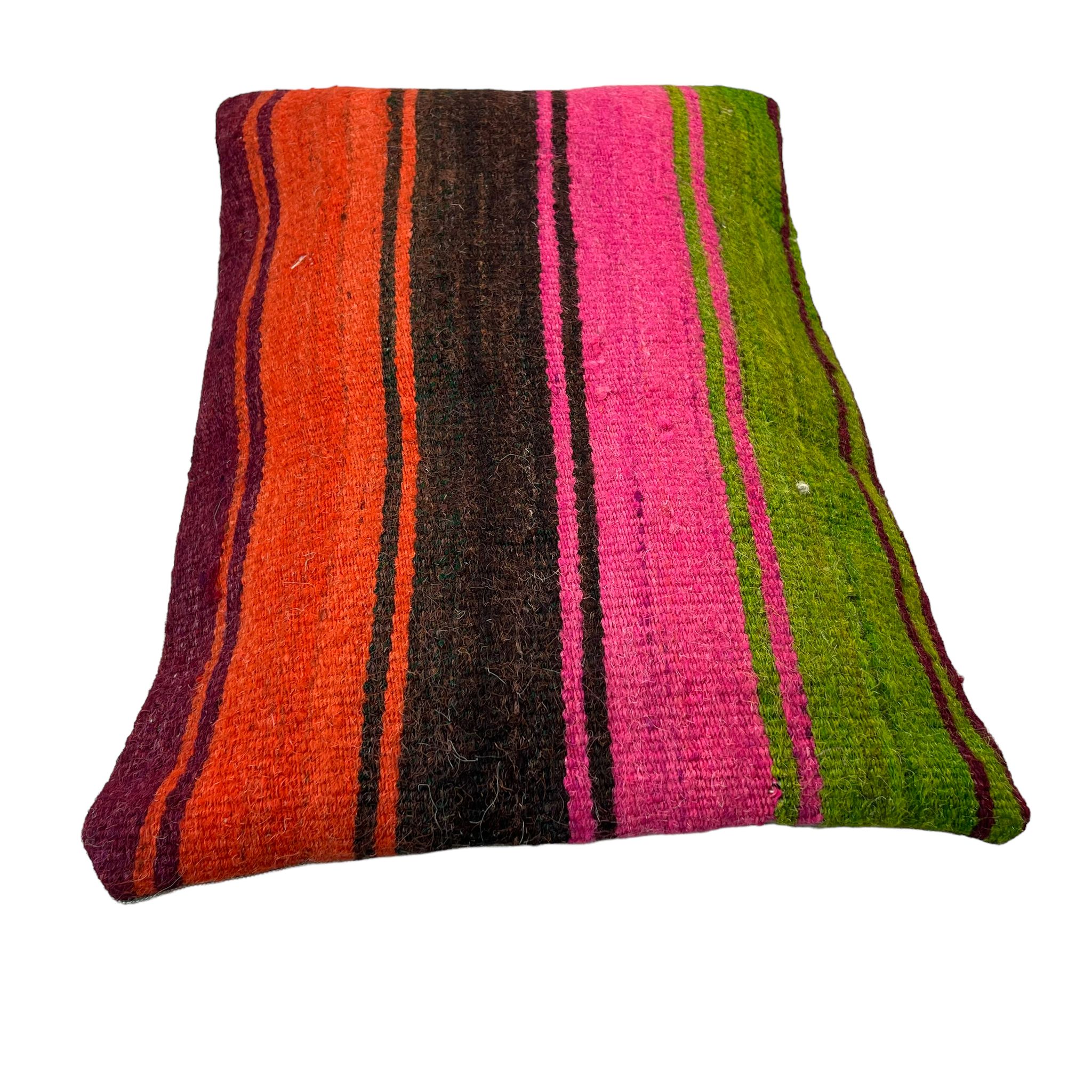 Housse de coussin kilim turc vintage, 30 x 50 cm