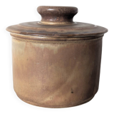 beurrier à eau en grès marron