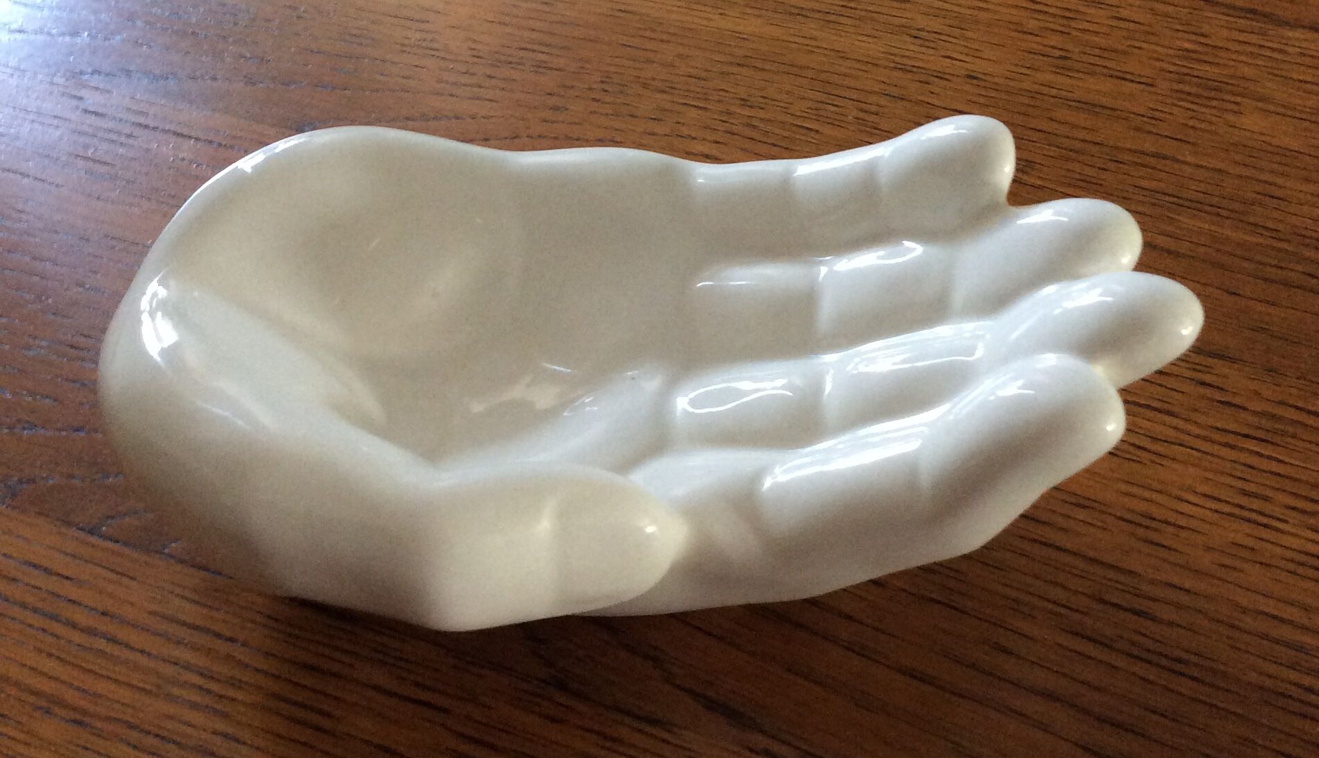 Trinket bowl vintage hand ceramic of the 70s