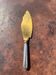 Silver-handled pie server Minerve, golden blade, Louis style.