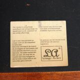 Canapé 2,5 places de luxe en peau de mouton faite à la main – par Lounge Atelier