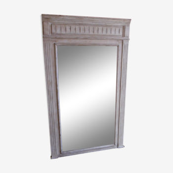 Louis xvi style fireplace mirror with mercury ice