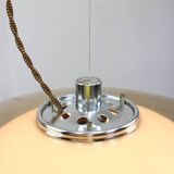 Rare UFO Space Age Lamp from Guzzini in Light Brown, 1970s